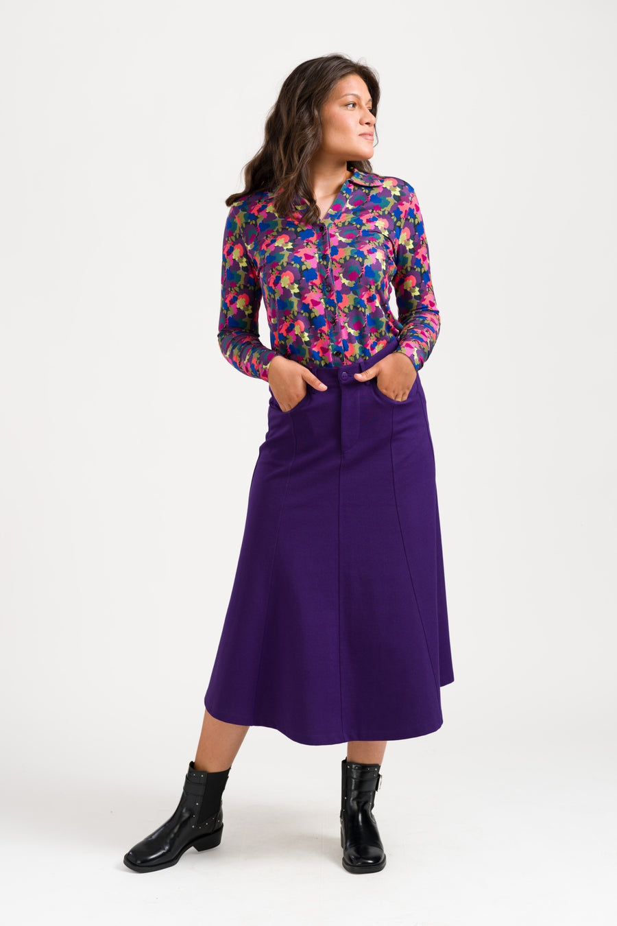 River Skirt Punta Di Roma | Parachute Purple