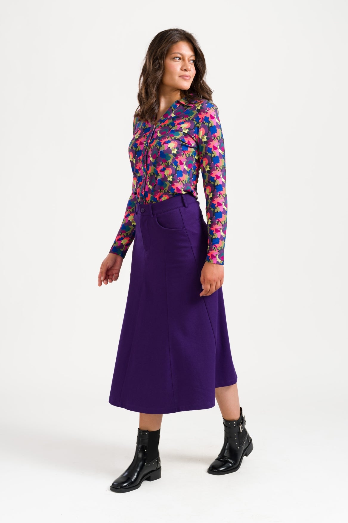 River Skirt Punta Di Roma | Parachute Purple