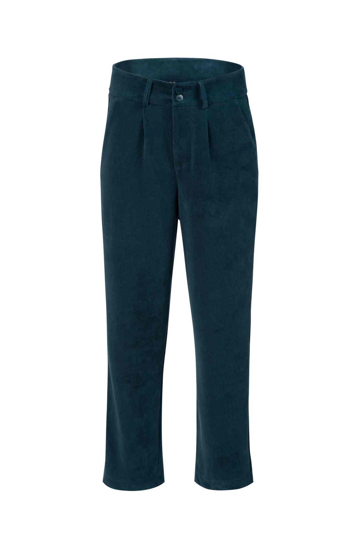 Brooklyn Trousers Rib Velour | Mediterranea