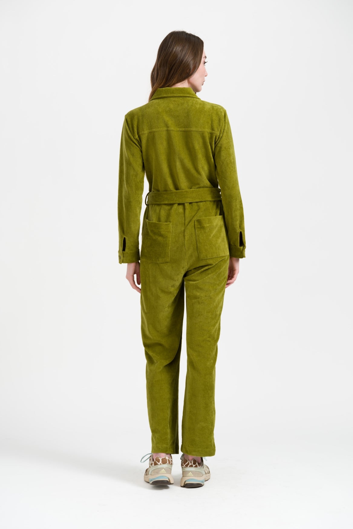 Ginger Jumpsuit Rib Velour | Sphagnum