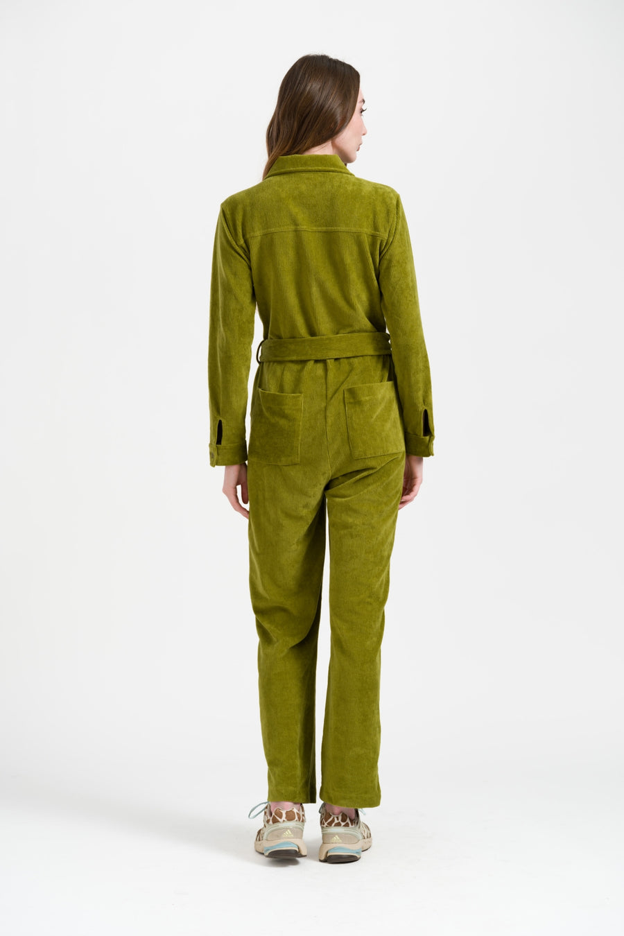 Ginger Jumpsuit Rib Velour | Sphagnum
