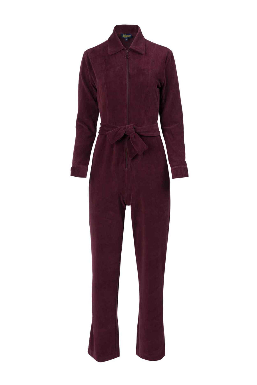 Ginger Jumpsuit Rib Velour | Fig