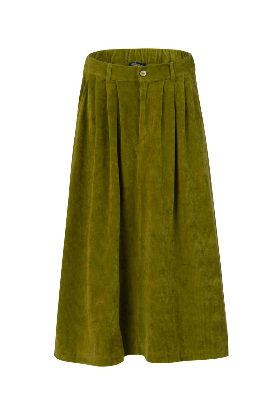 Isla Skirt Rib Velour | Sphagnum