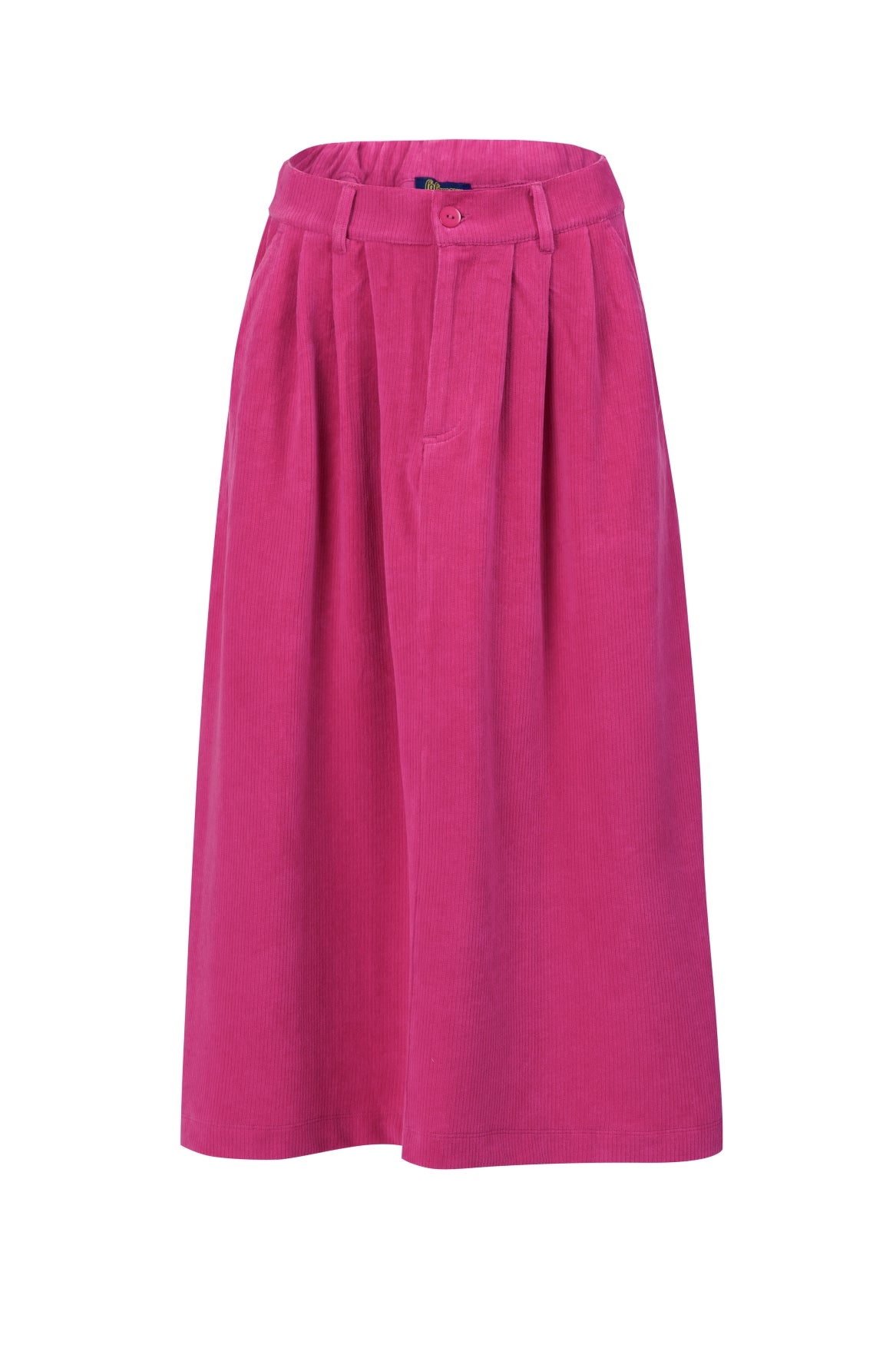 Isla Skirt Rib Velour | Fuchsia Red