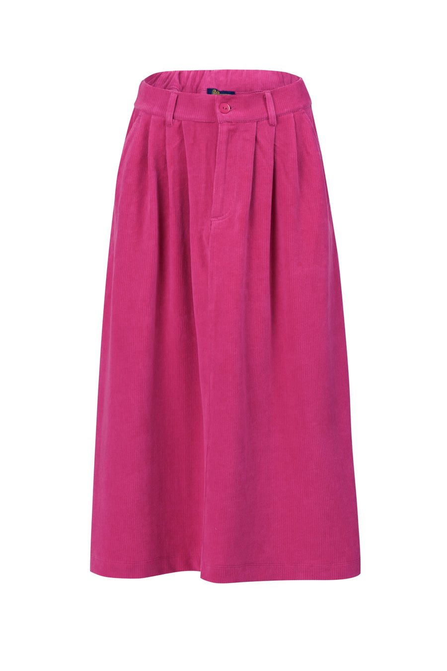 Isla Skirt Rib Velour | Fuchsia Red