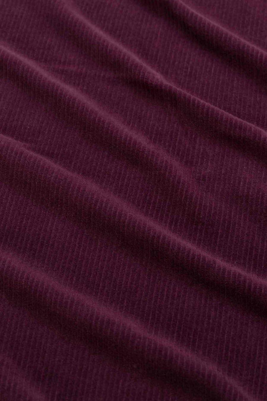 Isla Skirt Rib Velour | Fig