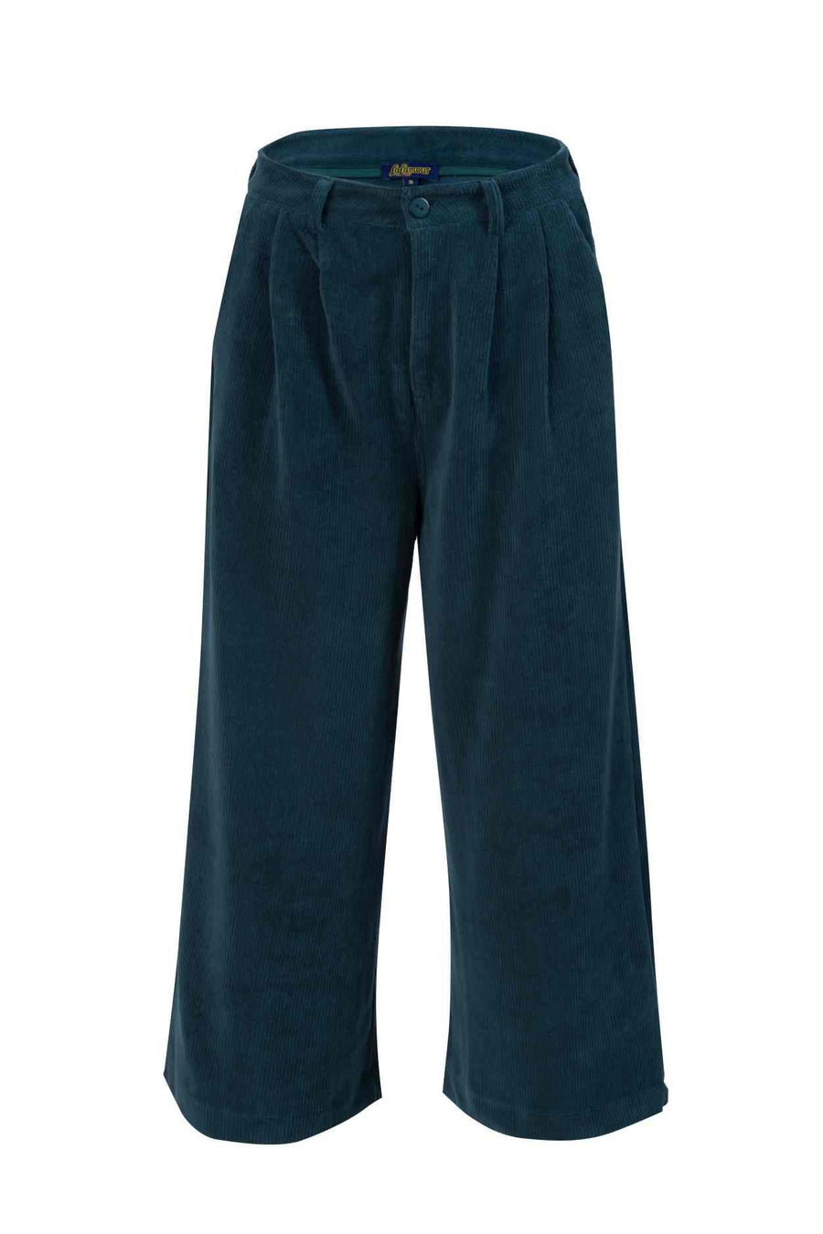 Lotus Trousers Rib Velour | Mediterranea