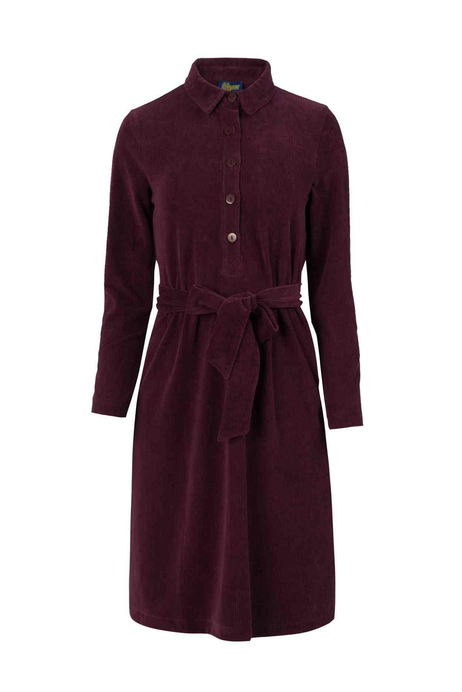Pearl Dress Rib Velour | Fig