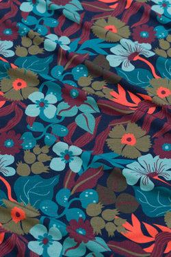 Sill Blouse Slow Bloomer | Navy Peony