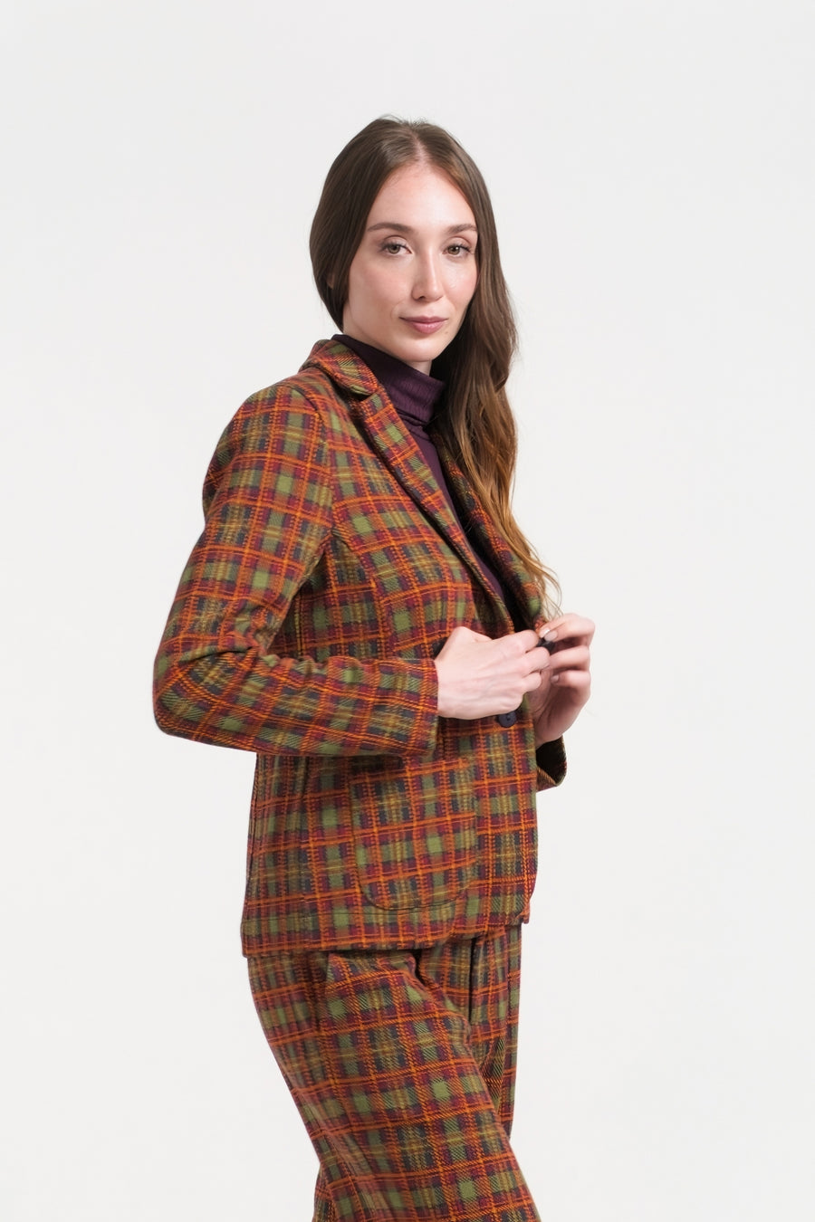Nelly Blazer Surplus Square | Sphagnum