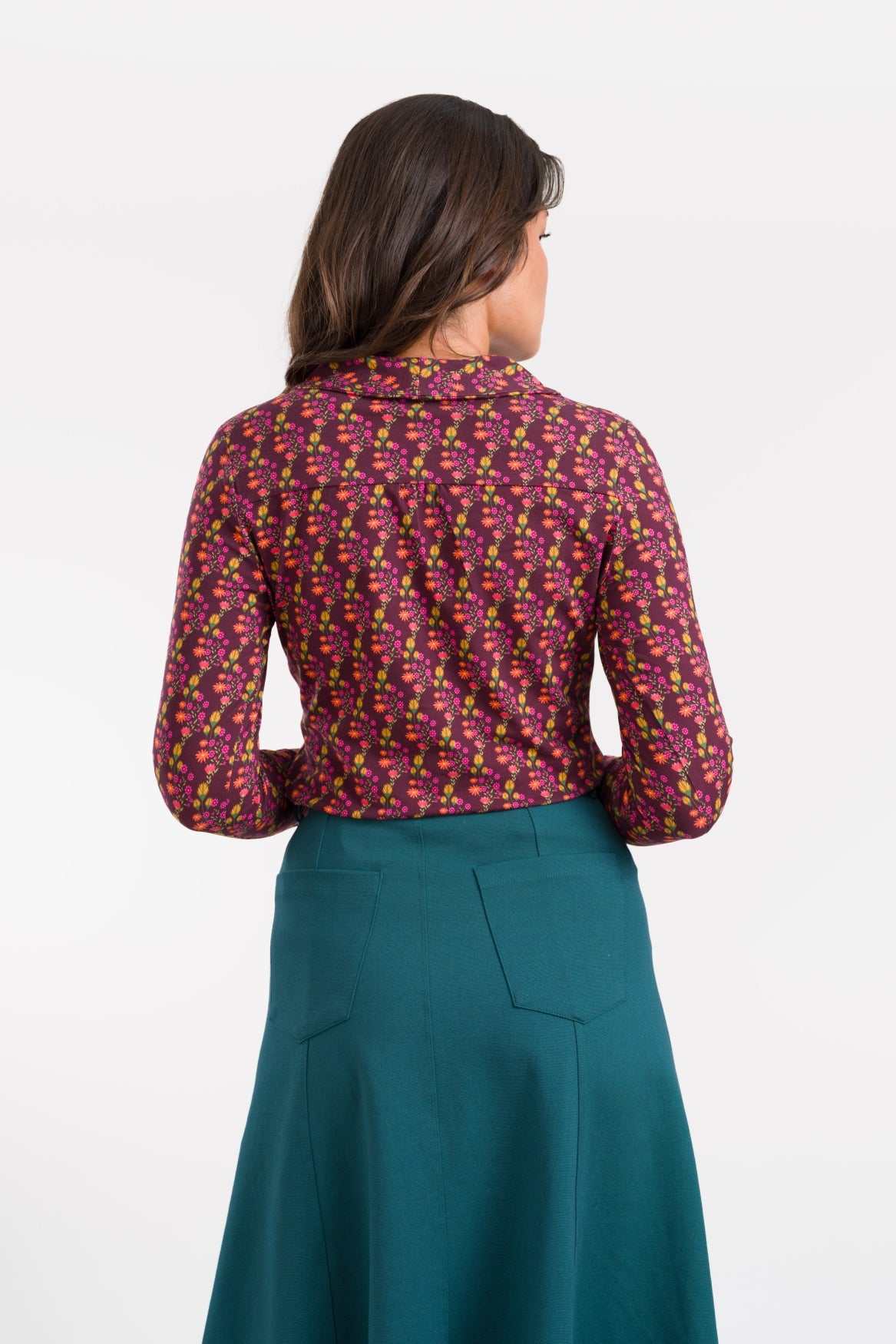 Iris Blouse LS Twilight Fig | Fig
