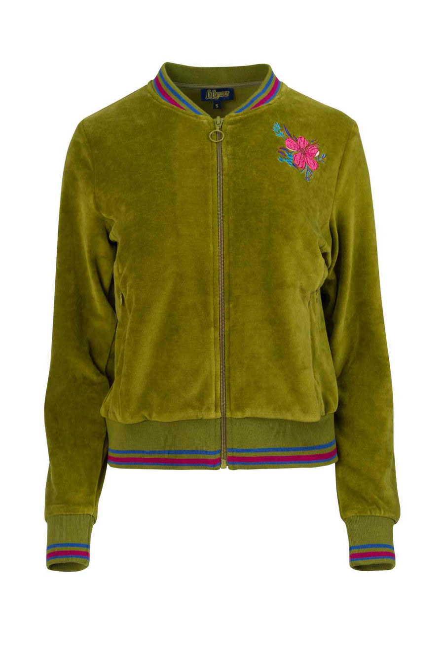 Nora Bomber Velour | Sphagnum