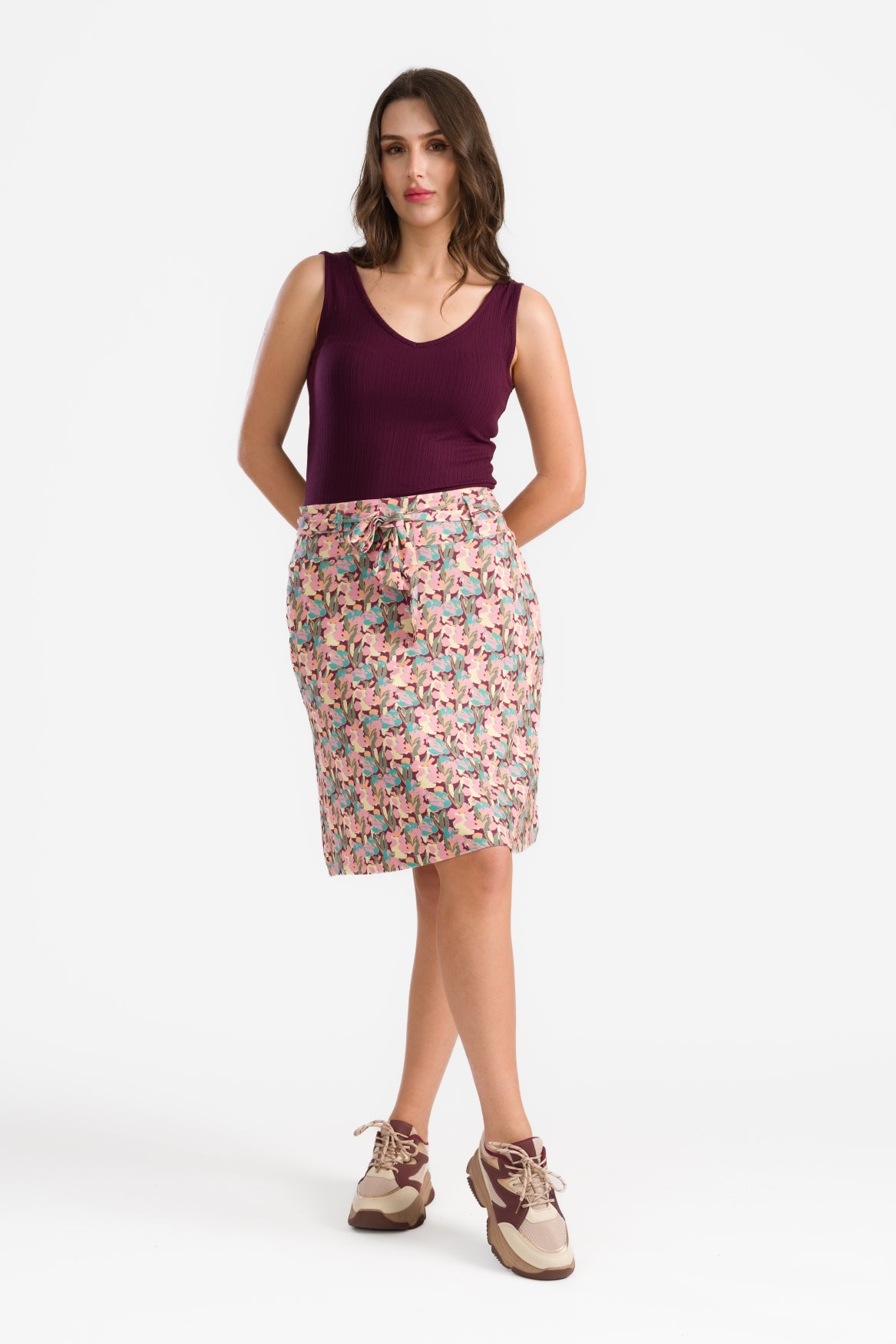 Demi Rok Calypso | Amaranth
