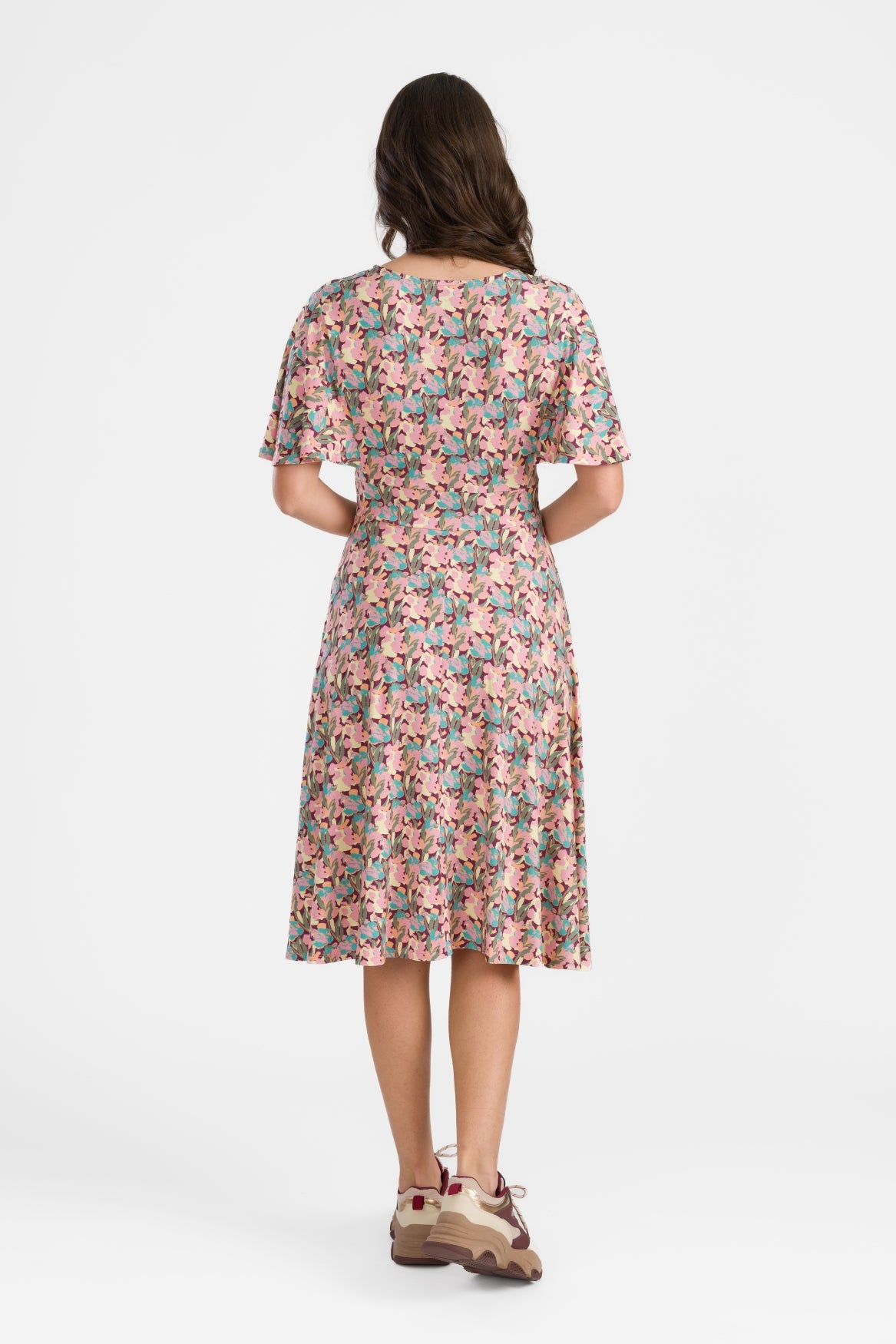 Luna Jurk Calypso | Amarant