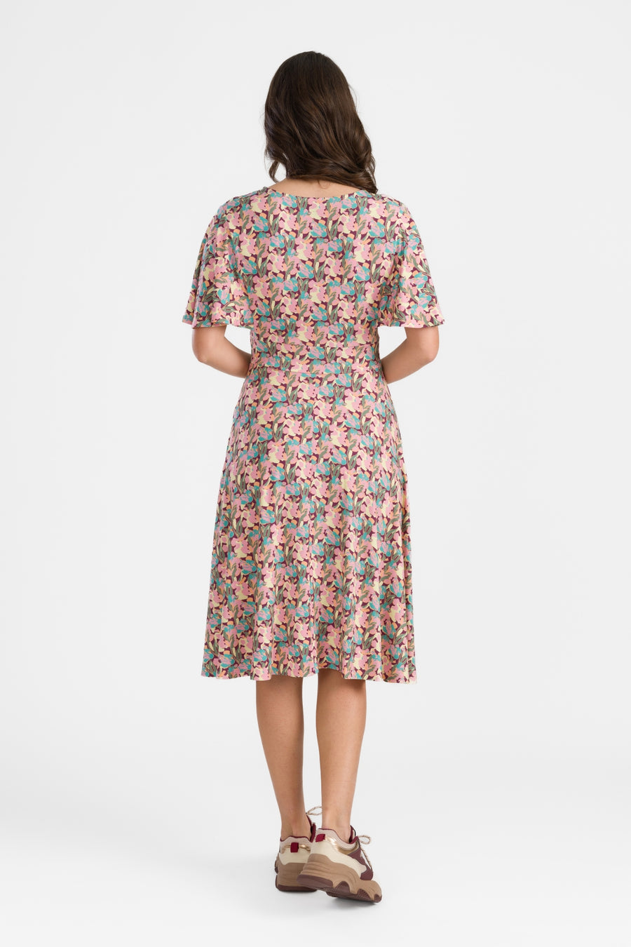 Luna Jurk Calypso | Amarant