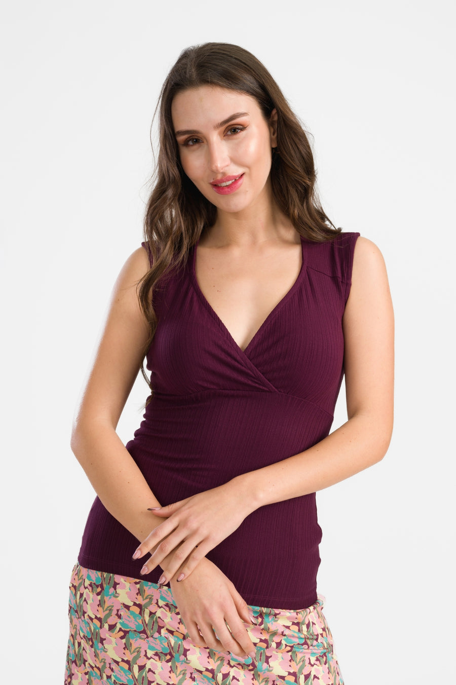 Monroe Top Jersey Rib | Vijg