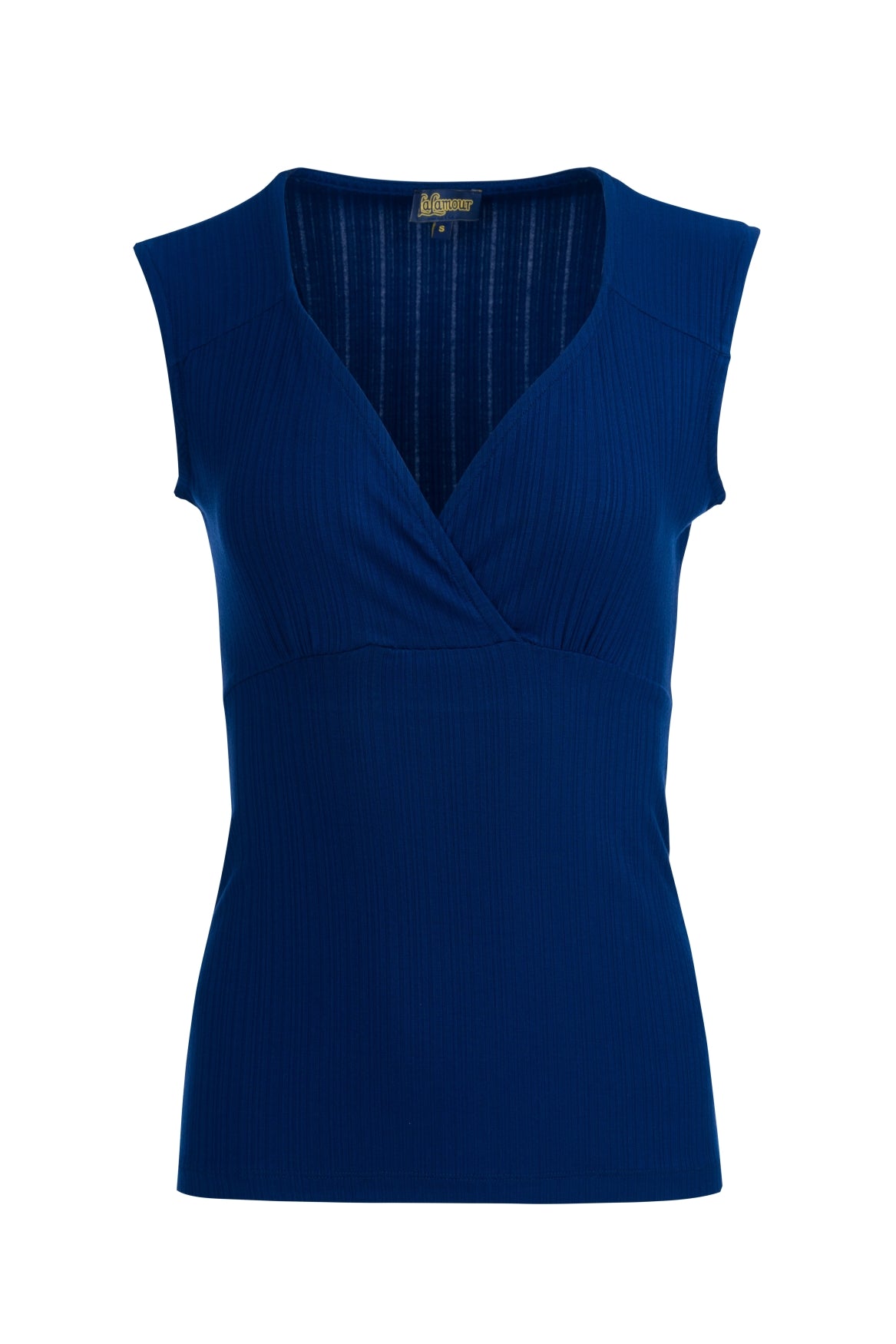 Monroe Top Jersey Rib | Navy Peony