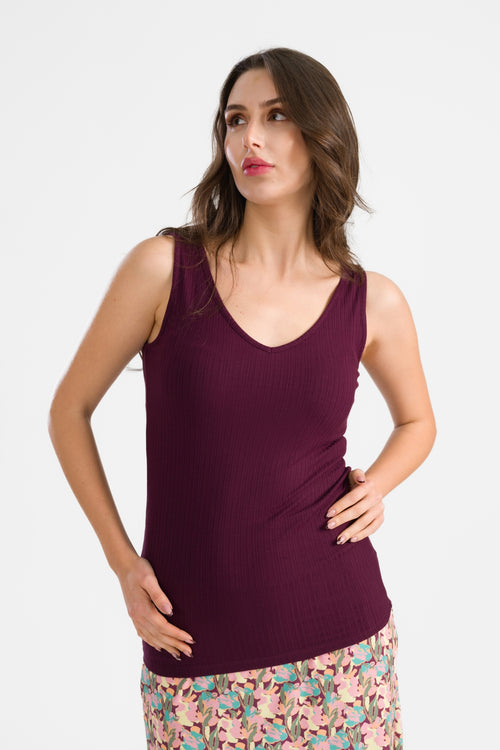 Stella Tank Top Jersey Rib | Vijg