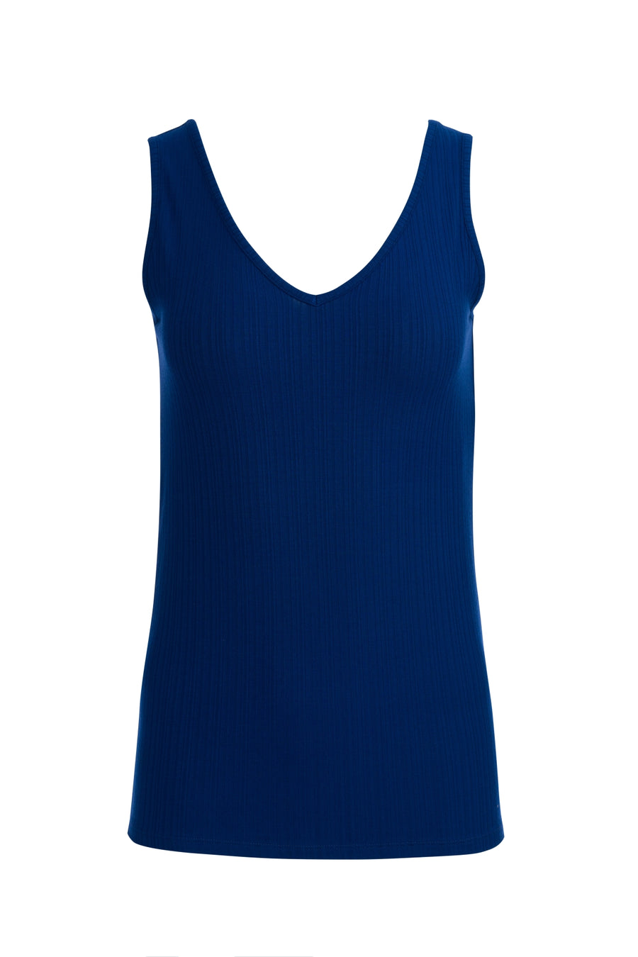 Stella Tanktop Jersey Rib | Navy Peony