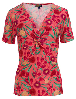 Angela top met korte mouwen | Wild Bouquet