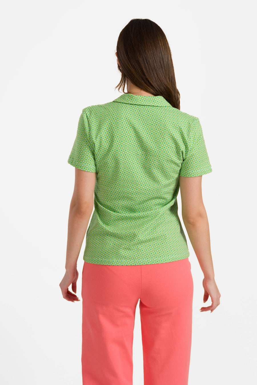 Lena blouse met korte mouwen | Mozaïek