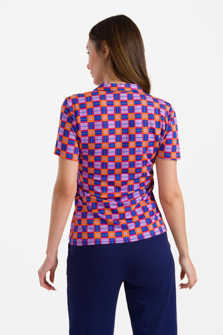 Lena blouse met korte mouwen | Big Picnic