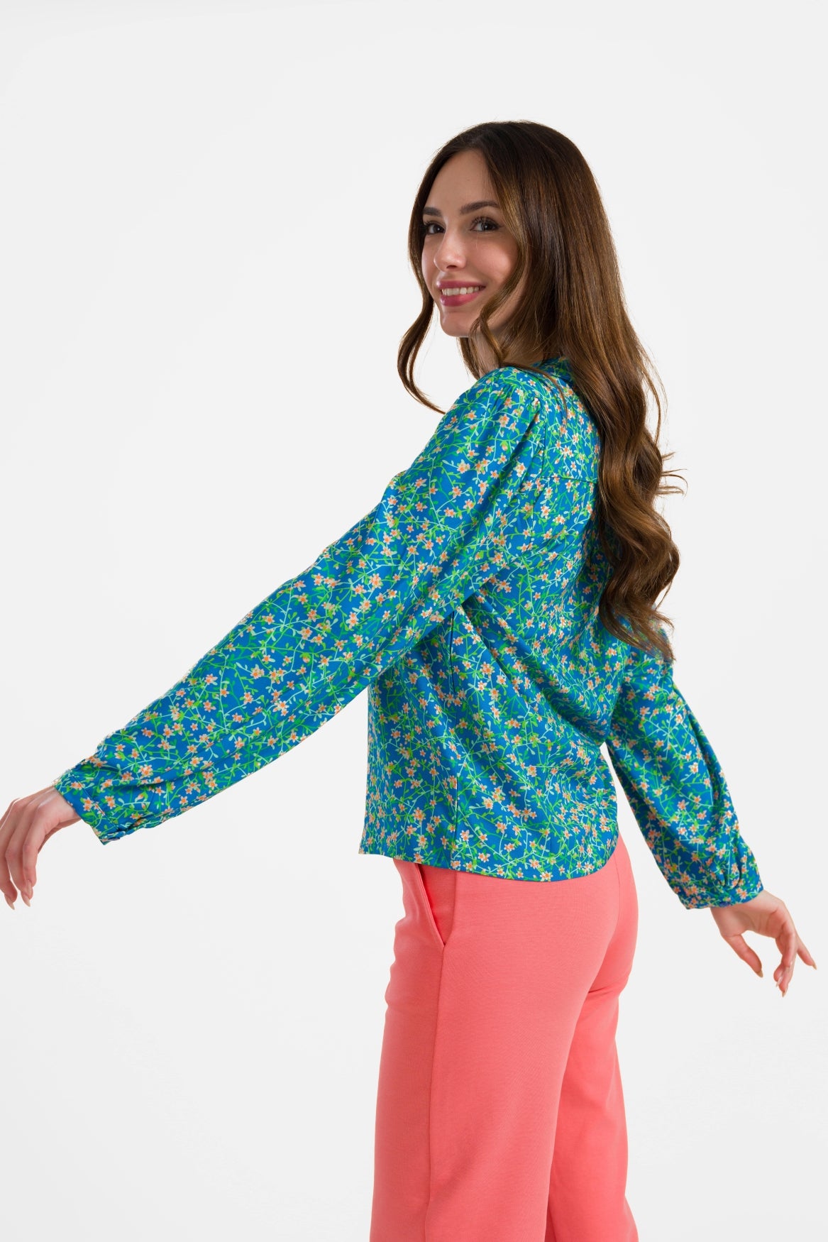 Lisa blouse met lange mouwen | Lente String