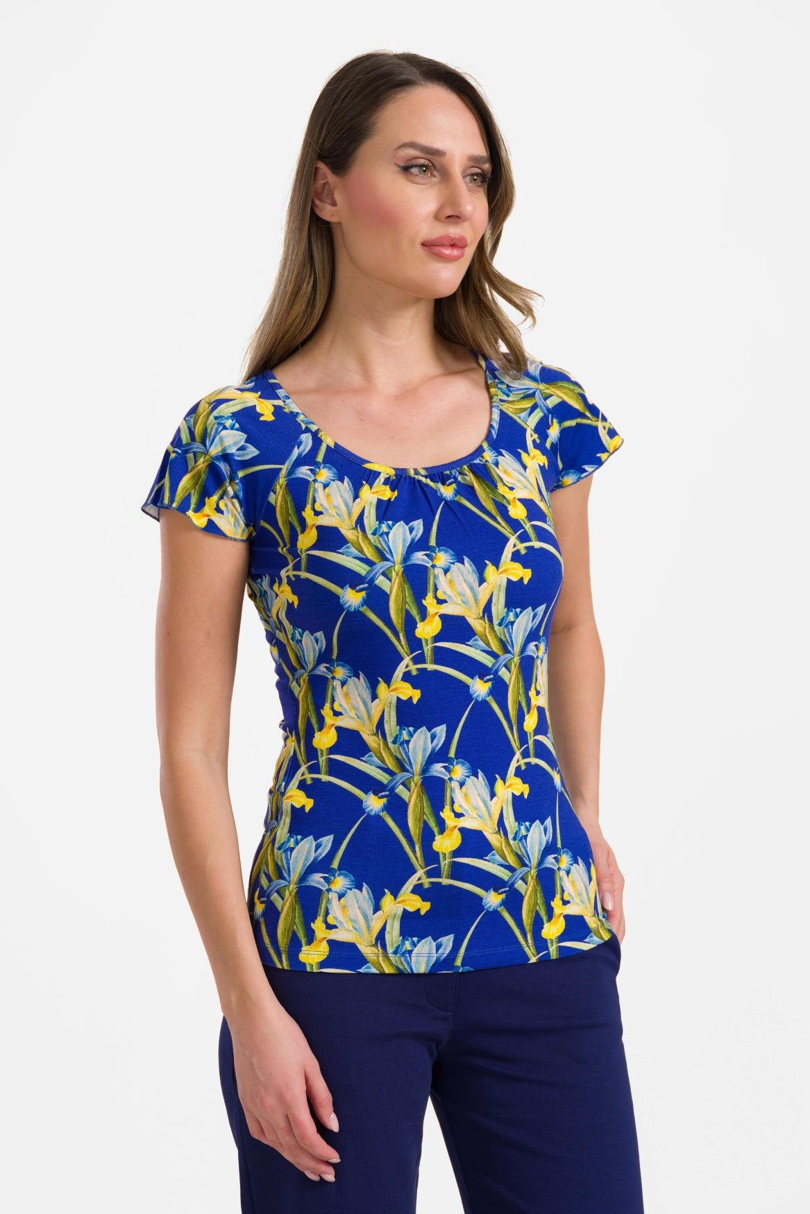 Vlindertop met korte mouwen | Lilly