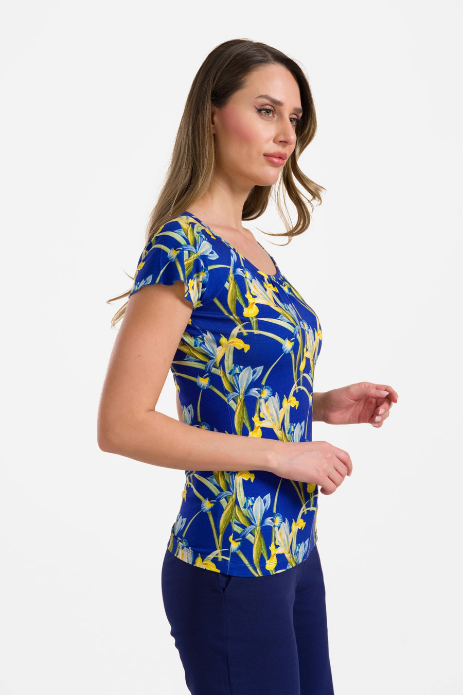 Vlindertop met korte mouwen | Lilly