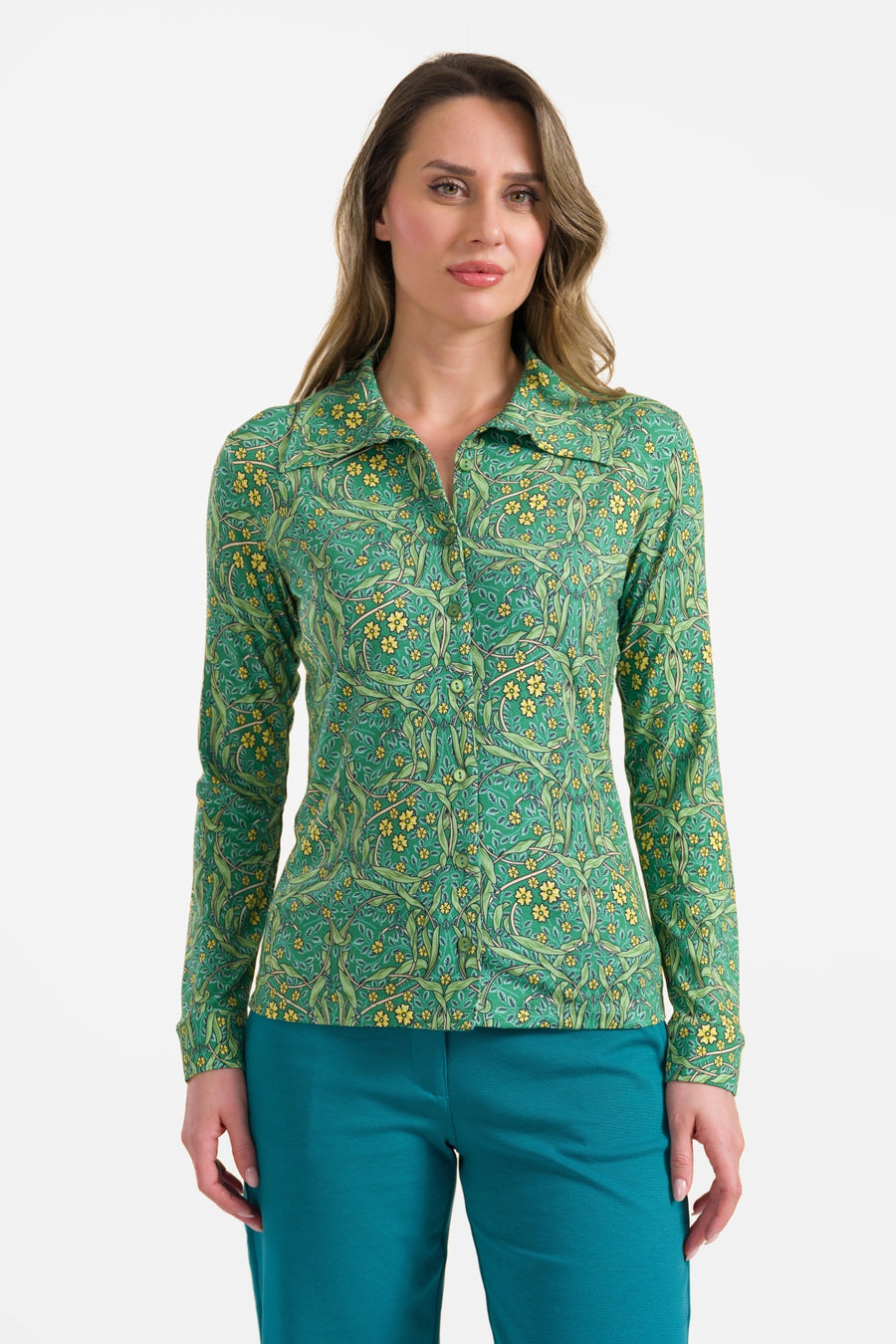 Sara blouse met lange mouwen | Curly Wurly