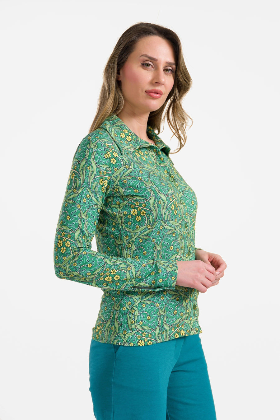 Sara blouse met lange mouwen | Curly Wurly