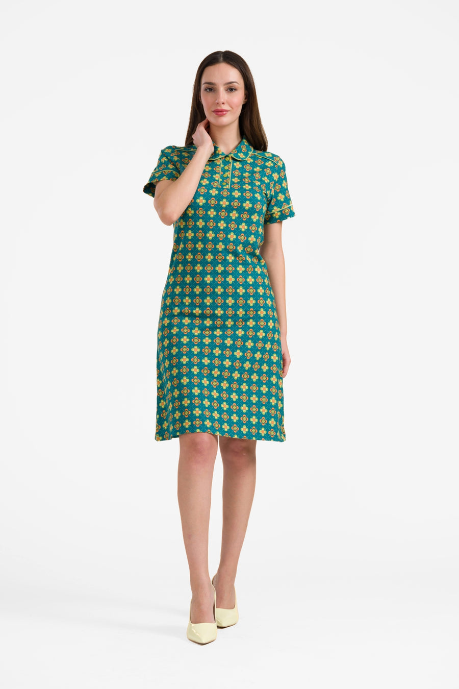 Cato polojurk met korte mouwen | Vintage Fever