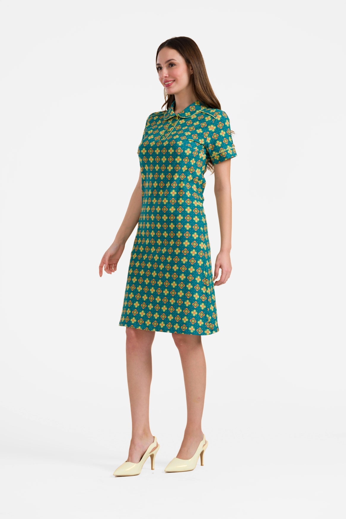 Cato polojurk met korte mouwen | Vintage Fever