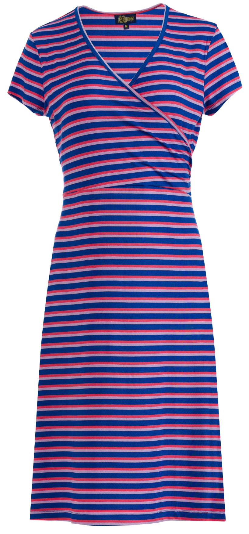 Chrissy Cross Jurk | Happy Stripes Blue