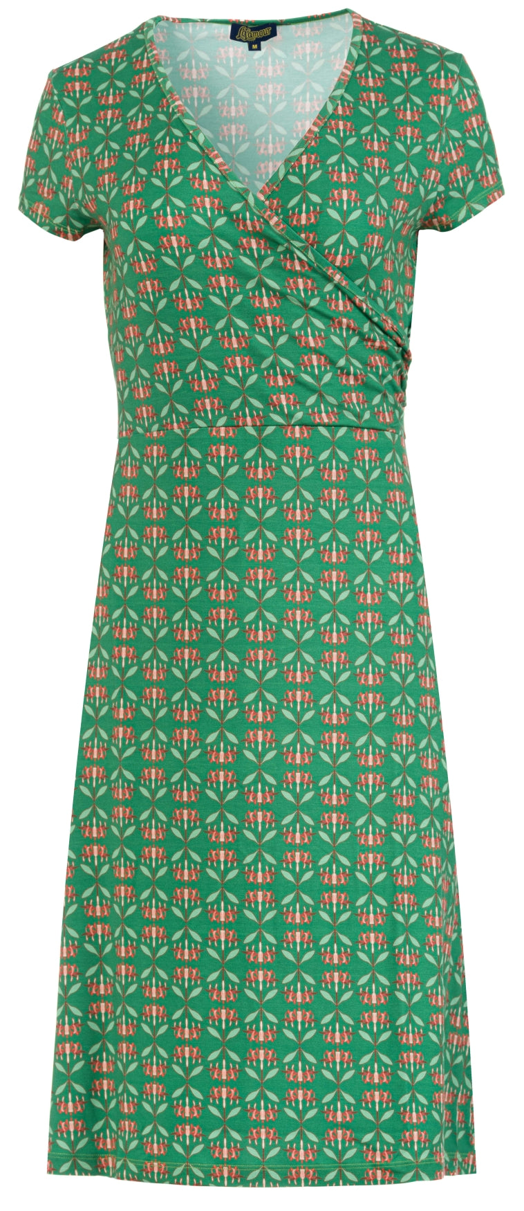 Chrissy Cross Jurk | Groene Bloem