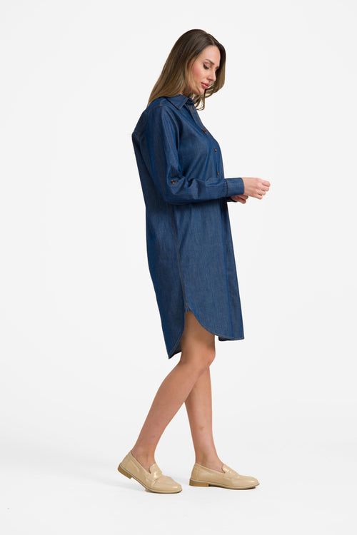 Jane overhemdjurk | Blauw