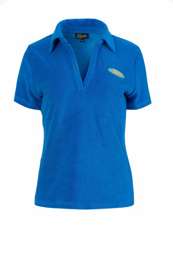 Mary met korte mouwen | Blauw