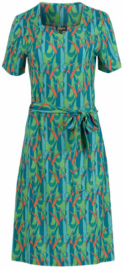 Sandra jurk met korte mouwen | Tulpenwals