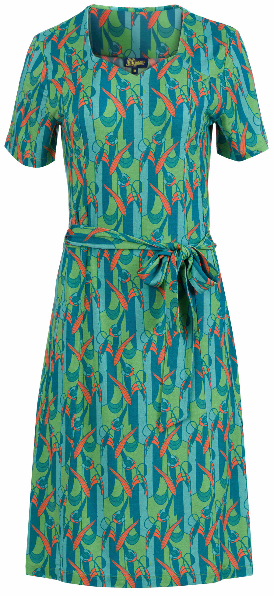 Sandra jurk met korte mouwen | Tulpenwals