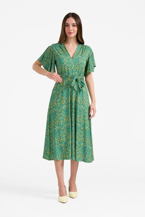 Trix jurk met vlindermouwen | Curly Wurly