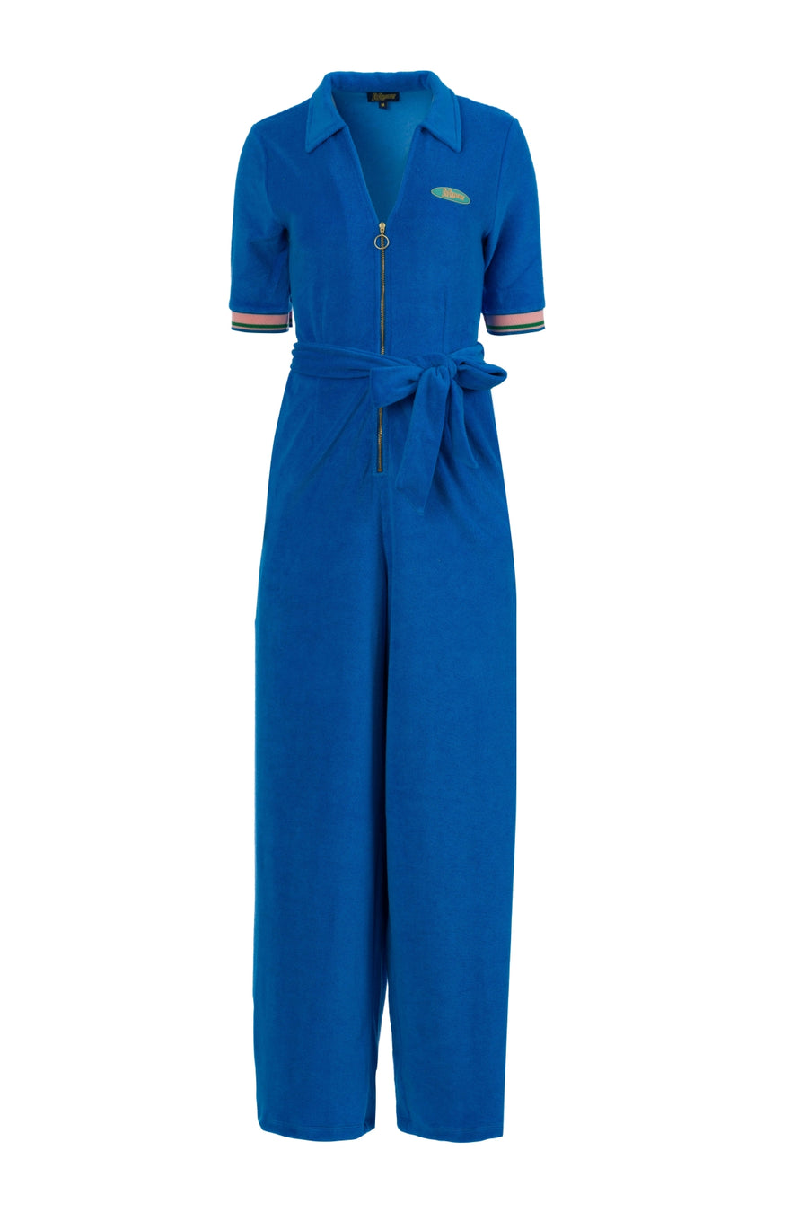 Bella jumpsuit met rits | Blauw