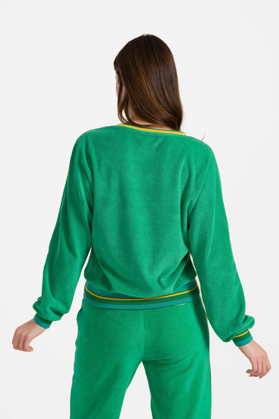 Eileen top met lange mouwen | Groen