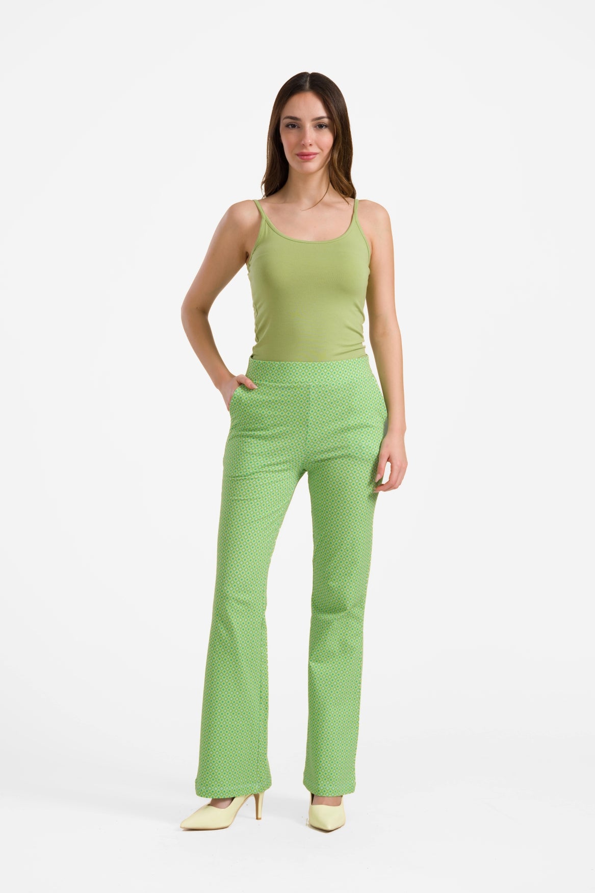 Lieke flared broek | Mozaïek
