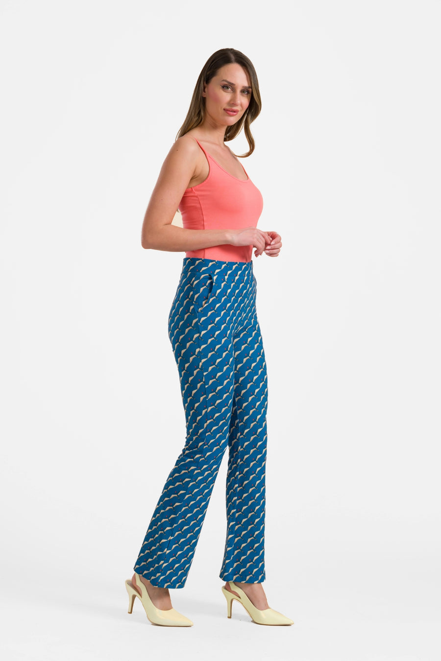 Lieke flared broek | Swallow Migration