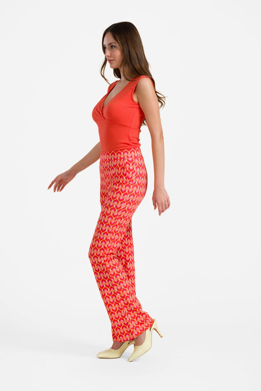 Lieke flared broek | Retro Touch