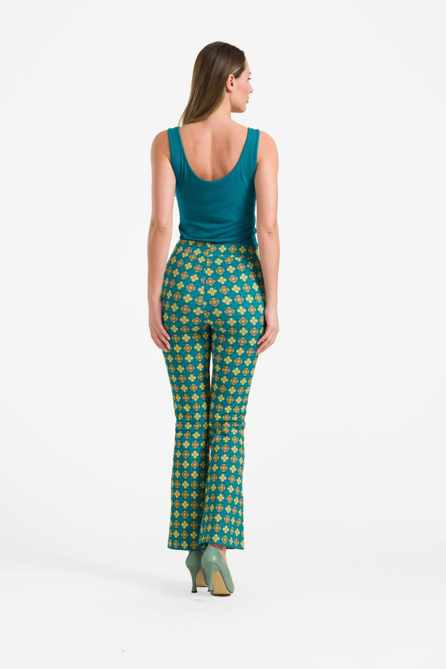 Lieke flared broek | Vintage Fever