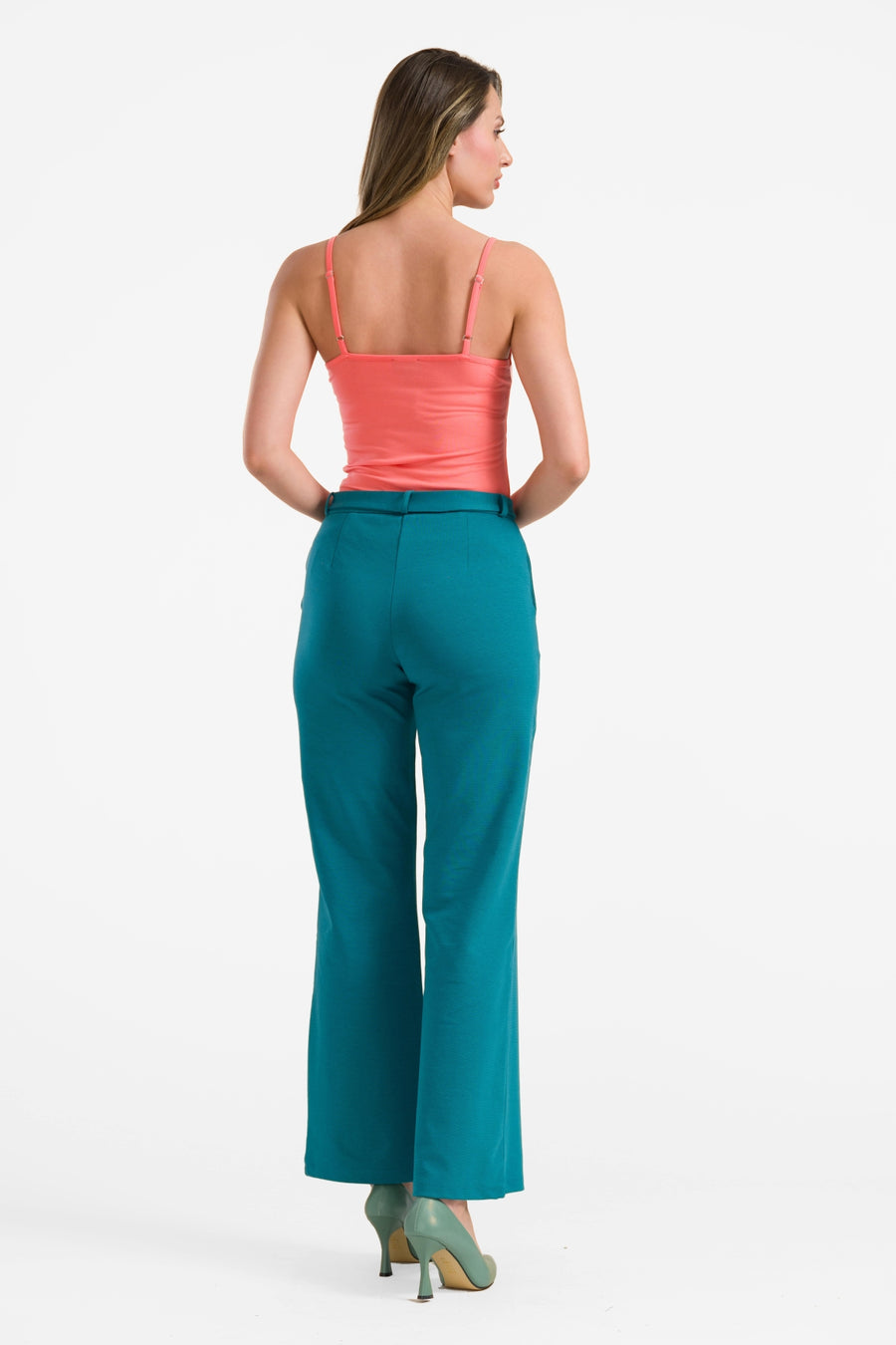Sue broek | Interlock Petrol blue