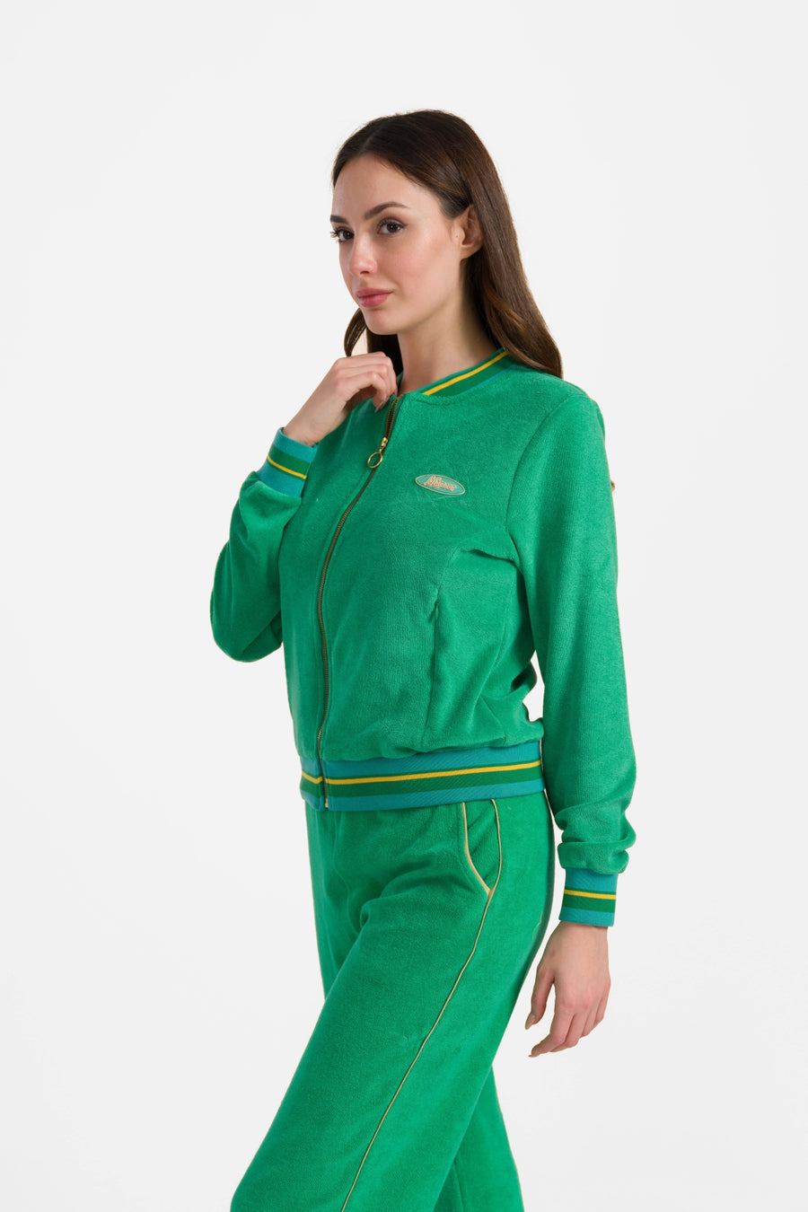 Nora bomberjack | Groen