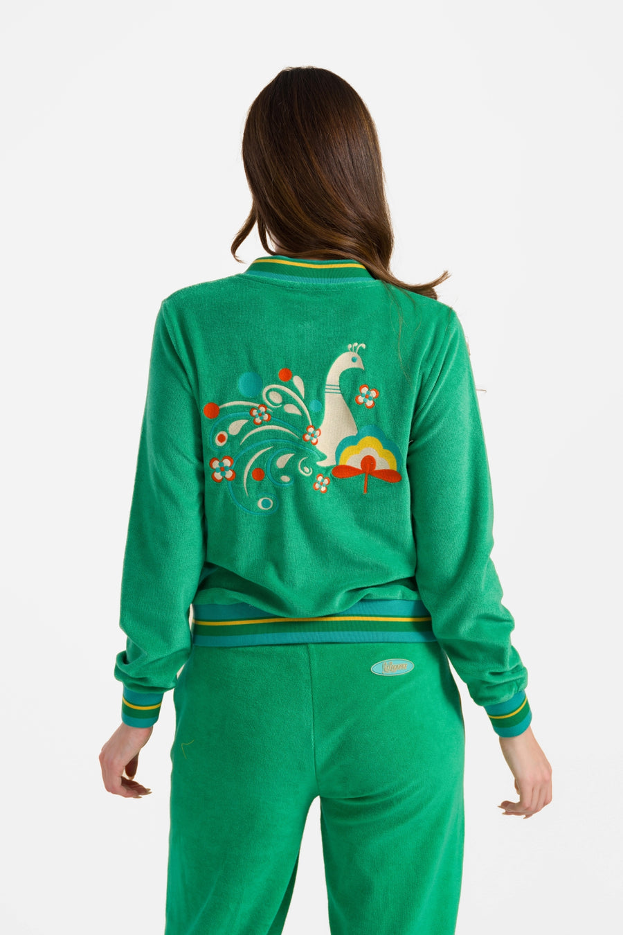 Nora bomberjack | Groen