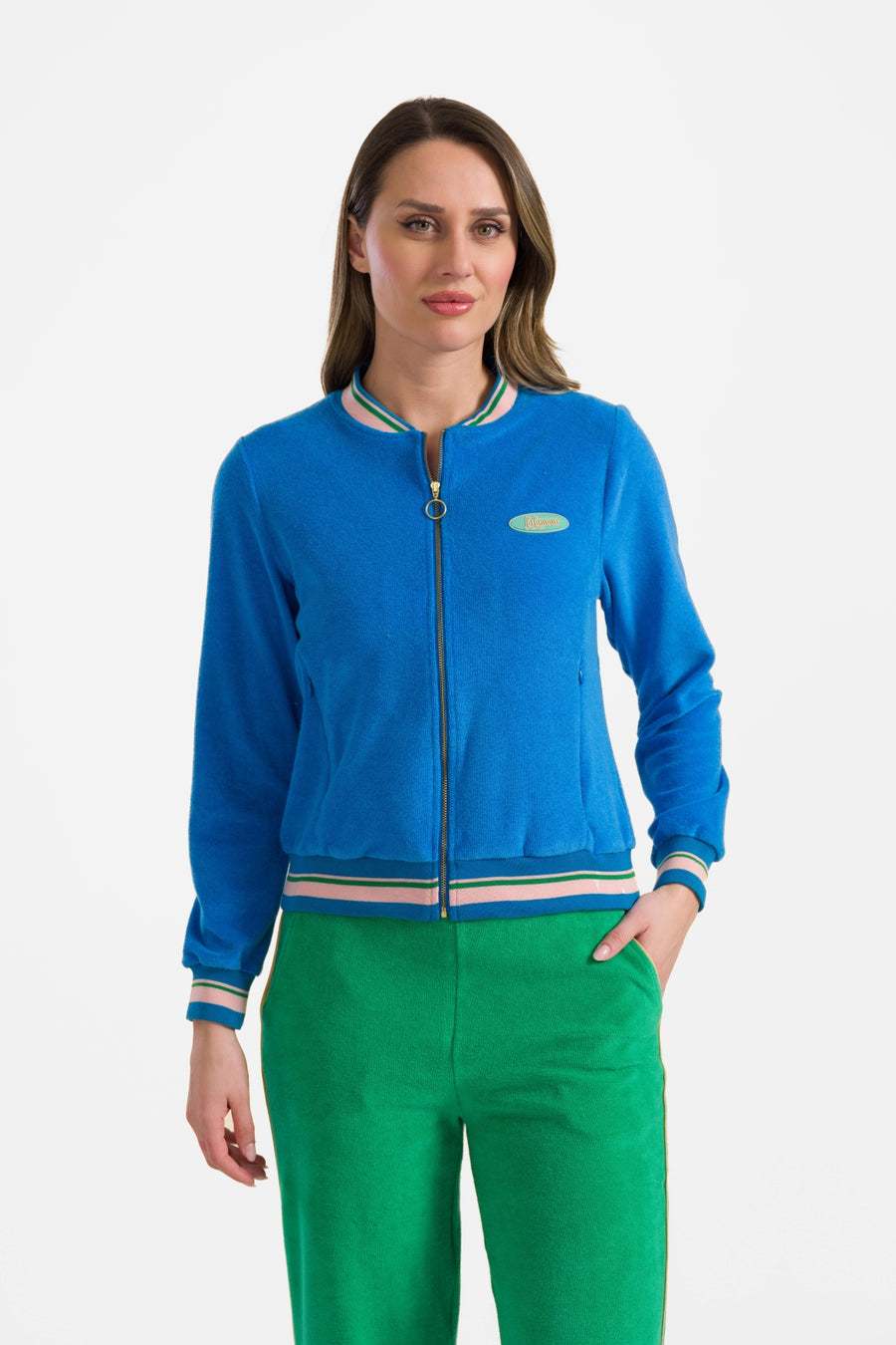 Nora bomberjack | Blauw